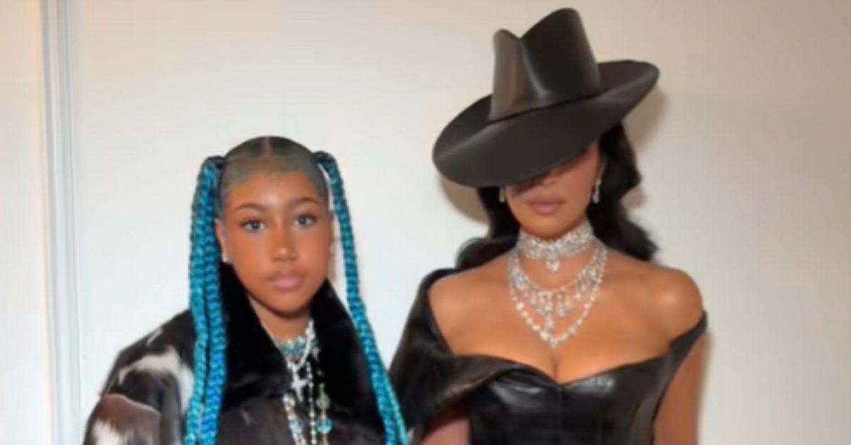 Photo of Kim Kardashian and North West