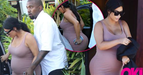 Kim kardashian pregnancy butt weight gain