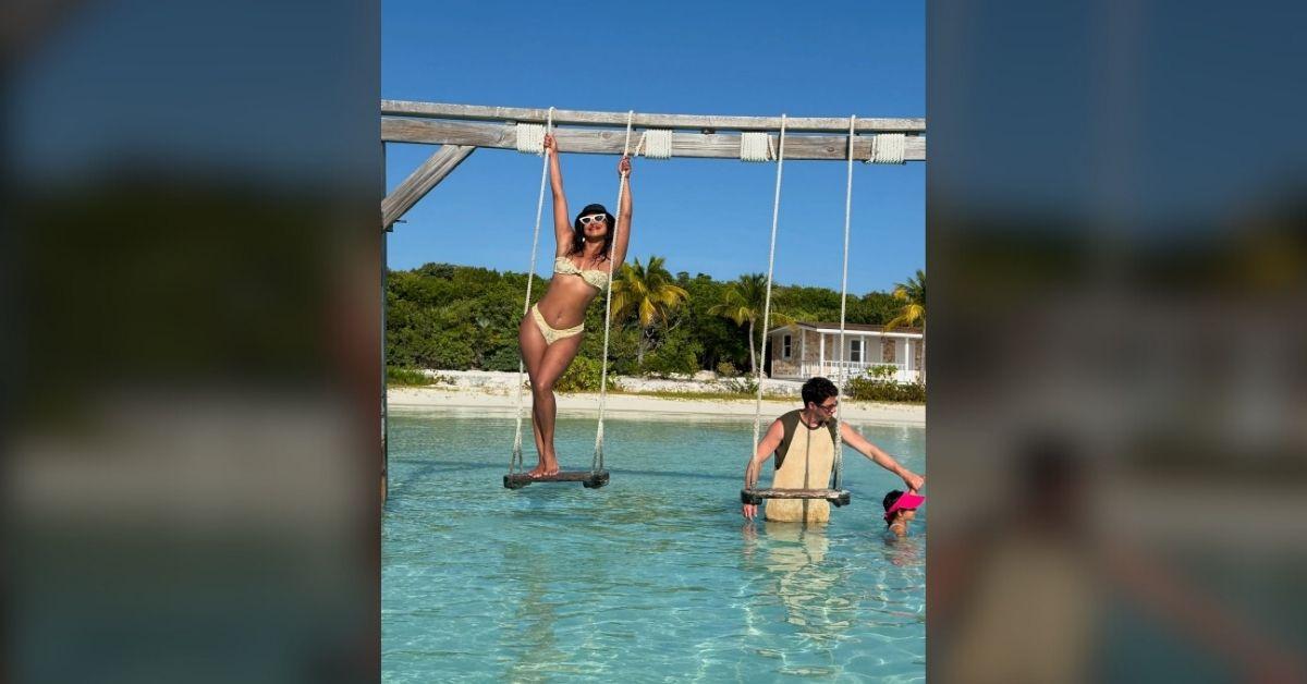 image of Priyanka Jonas and Nick Jonas enjoyed some fun under the sun.