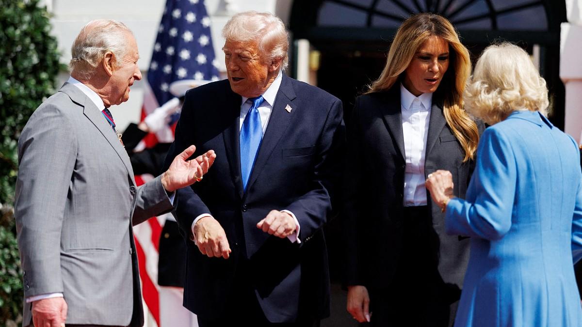 image of King Charles got along 'well' with the president. 