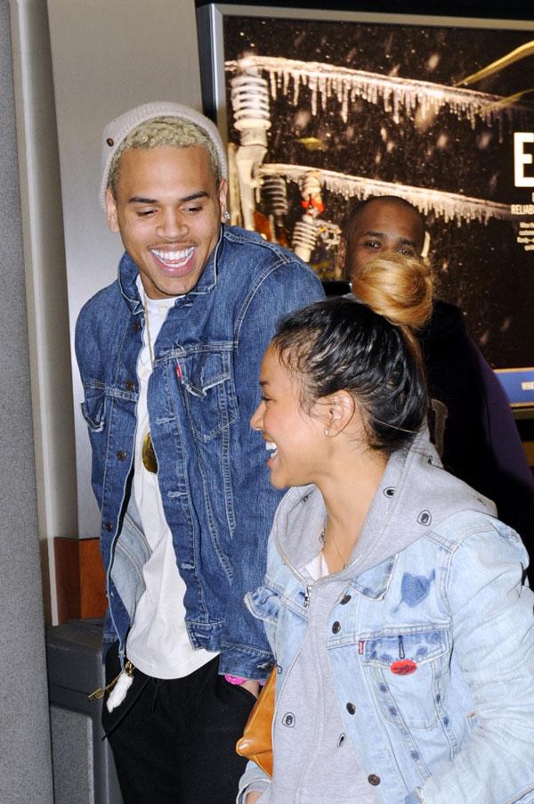 Karrueche tran happy chris brown breakup