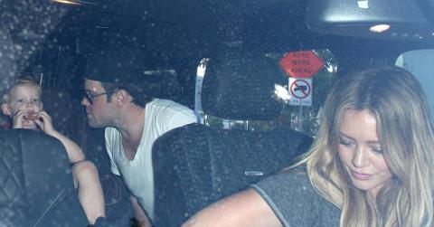 Hilary Duff & Mike Comrie Take Luca Out For An Early Dinner