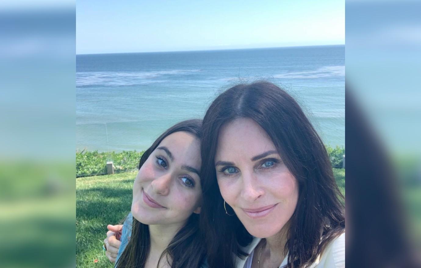 courteney cox photo daughter