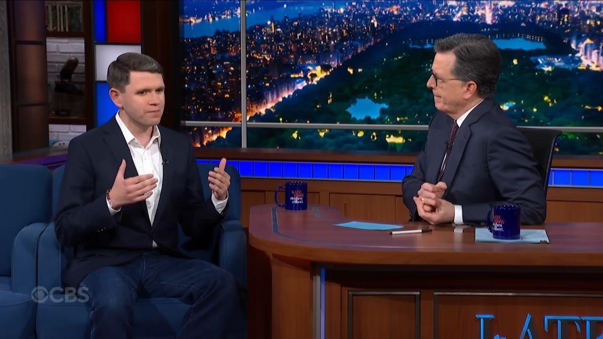 Image of The canceled television broadcast of James Talarico’s interview on 'The Late Show with Stephen Colbert' was due to equal time requirements. 