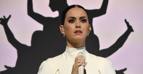 Katy perry performing at the 2015 grammy awards