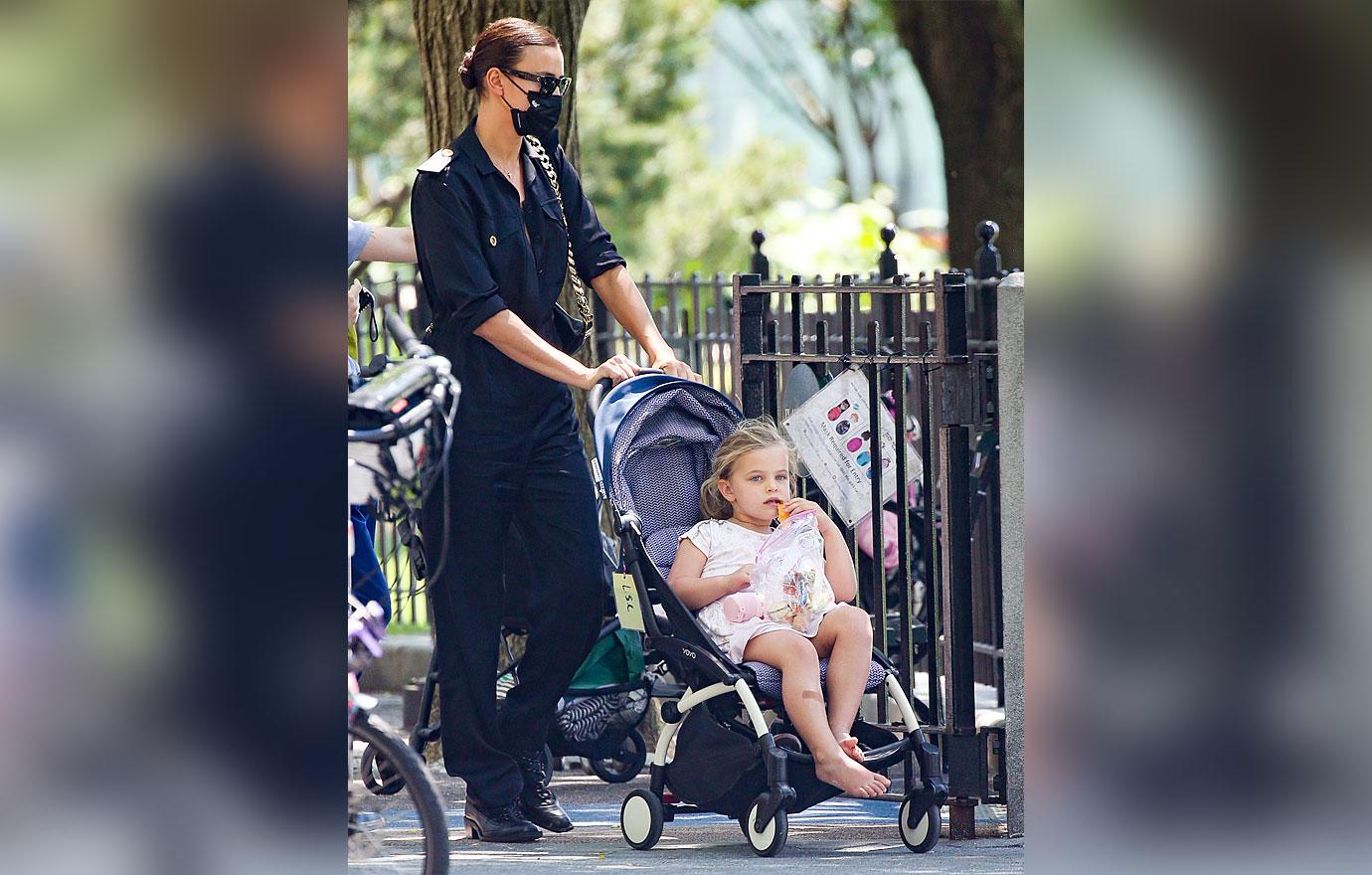 irina shayk daughter lea nyc playground