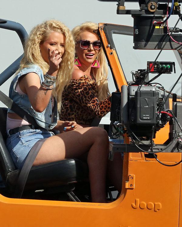 Britney spears iggy azalea music video shoot inf