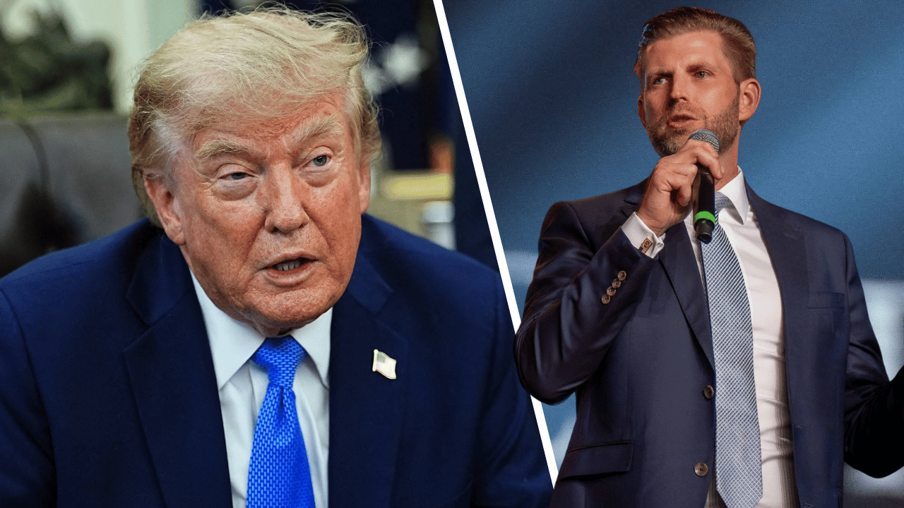 Donald and Eric Trump