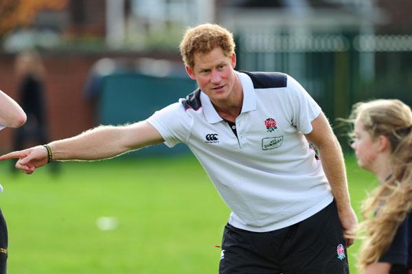 Prince harry coaching