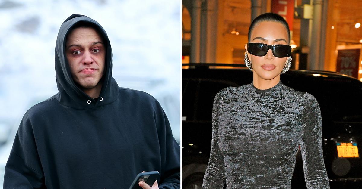 Kim Kardashian Reveals That Pete Davidson Wears Skims Apparel Items