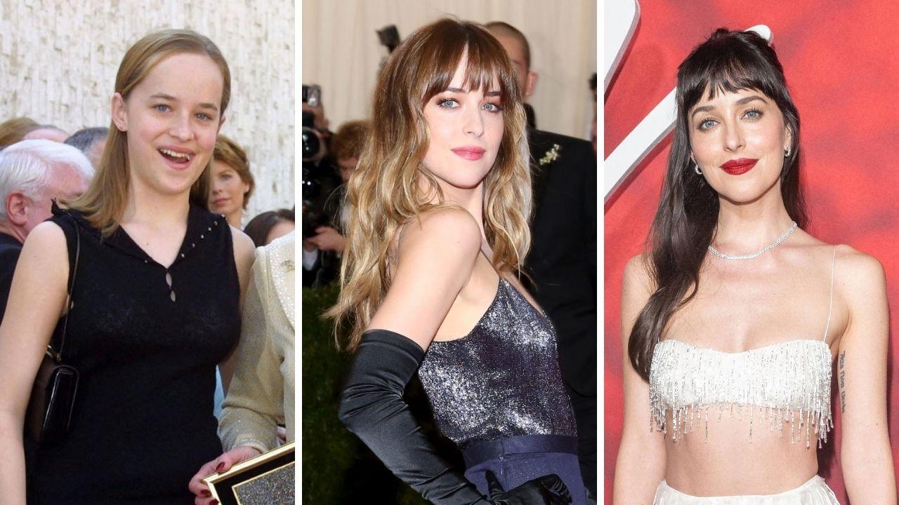dakota johnson transformation before after photos