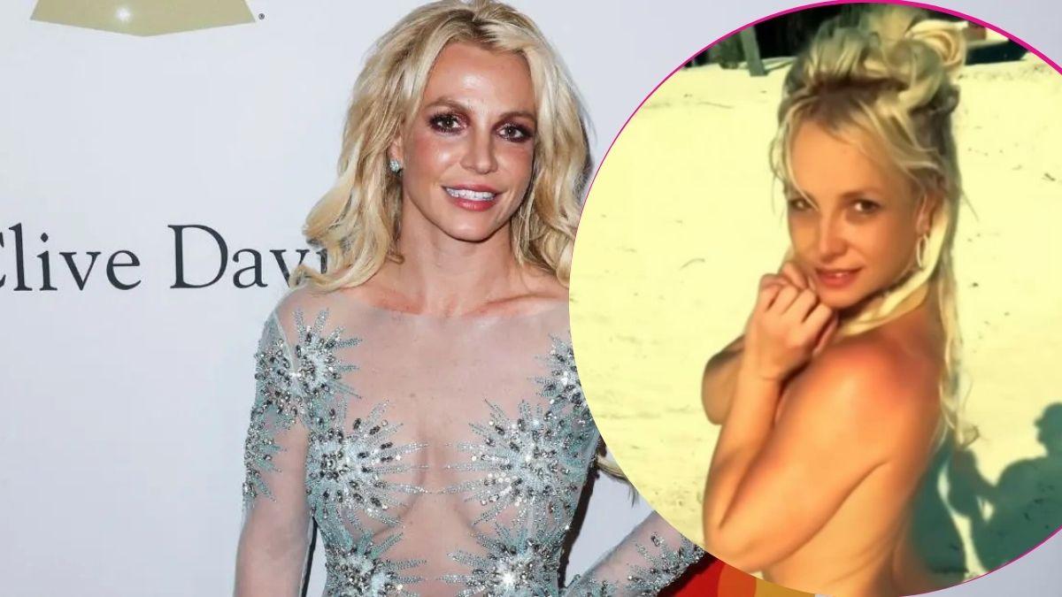 image and inset of Britney Spears