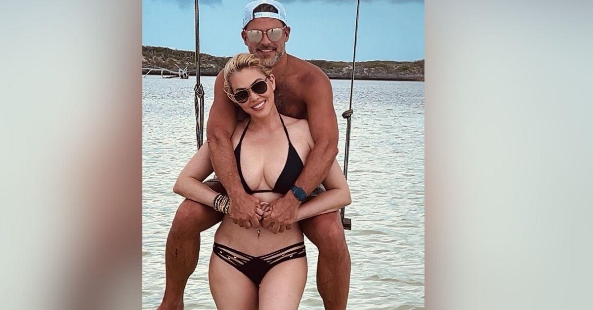 image of The Playboy model cozied up to actor Greg Vaughan in romantic photos from their trip.