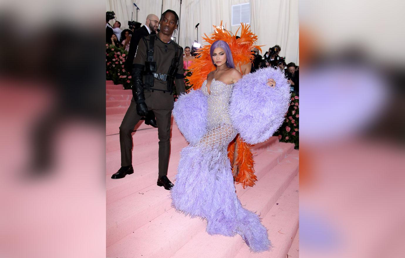 Kylie Jenner Travis Scott Met Gala Split