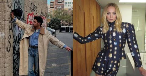 Composite photos of Joe Jonas and Sophie Turner