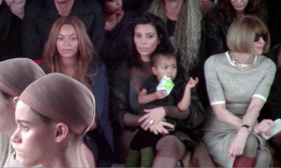 Anna Wintour Shades Crying North West At Kanye West's Fashion Show