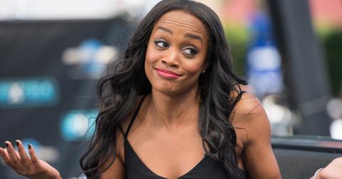 Rachel Lindsay And Jonathan Rhys Meyers Visit “Extra”