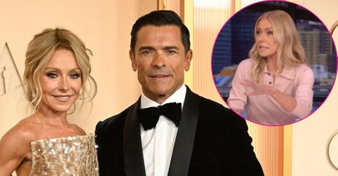 Composite photo of Kelly Ripa and Mark Consuelos.