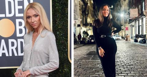 Composite photo of Giuliana Rancic and Taylor Strecker