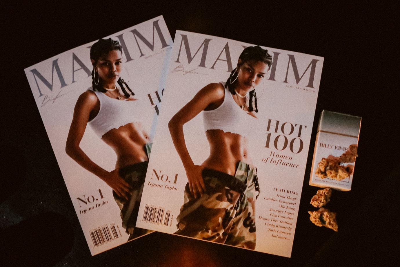 sexiest woman alive teyana taylor celebrates maxim hot