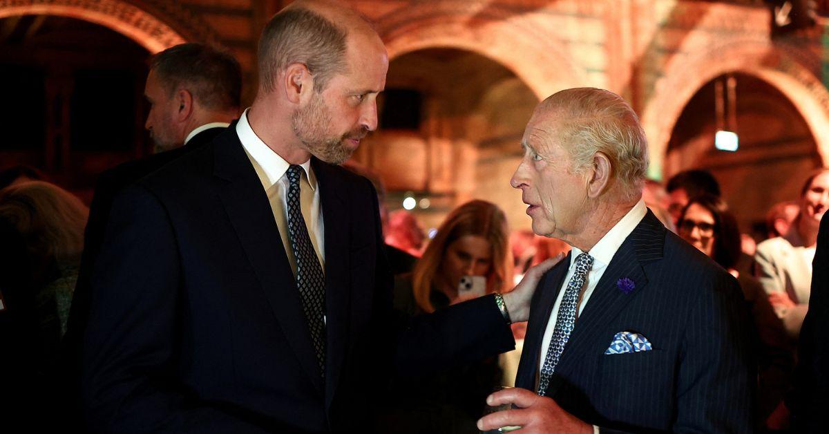 image of prince William and King Charles 