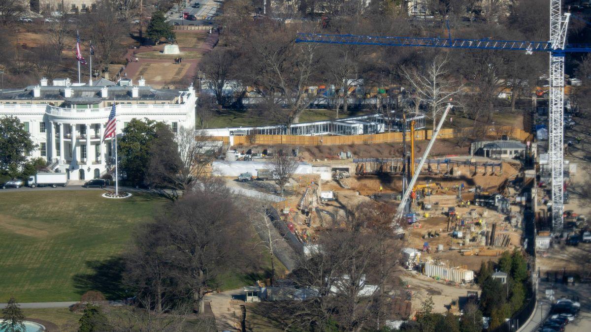 image of The White House said demolition was needed due to structural issues.