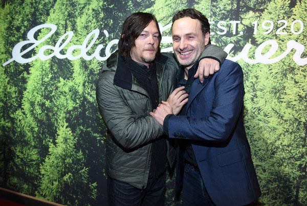 Andrew Lincoln Nroman Reedus Eddie Bauer