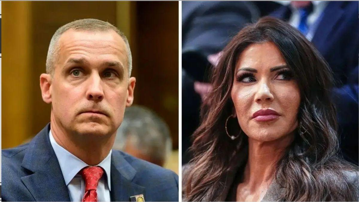 Image of Corey Lewandowski and his boss Kristi Noem were accused of having an affair.