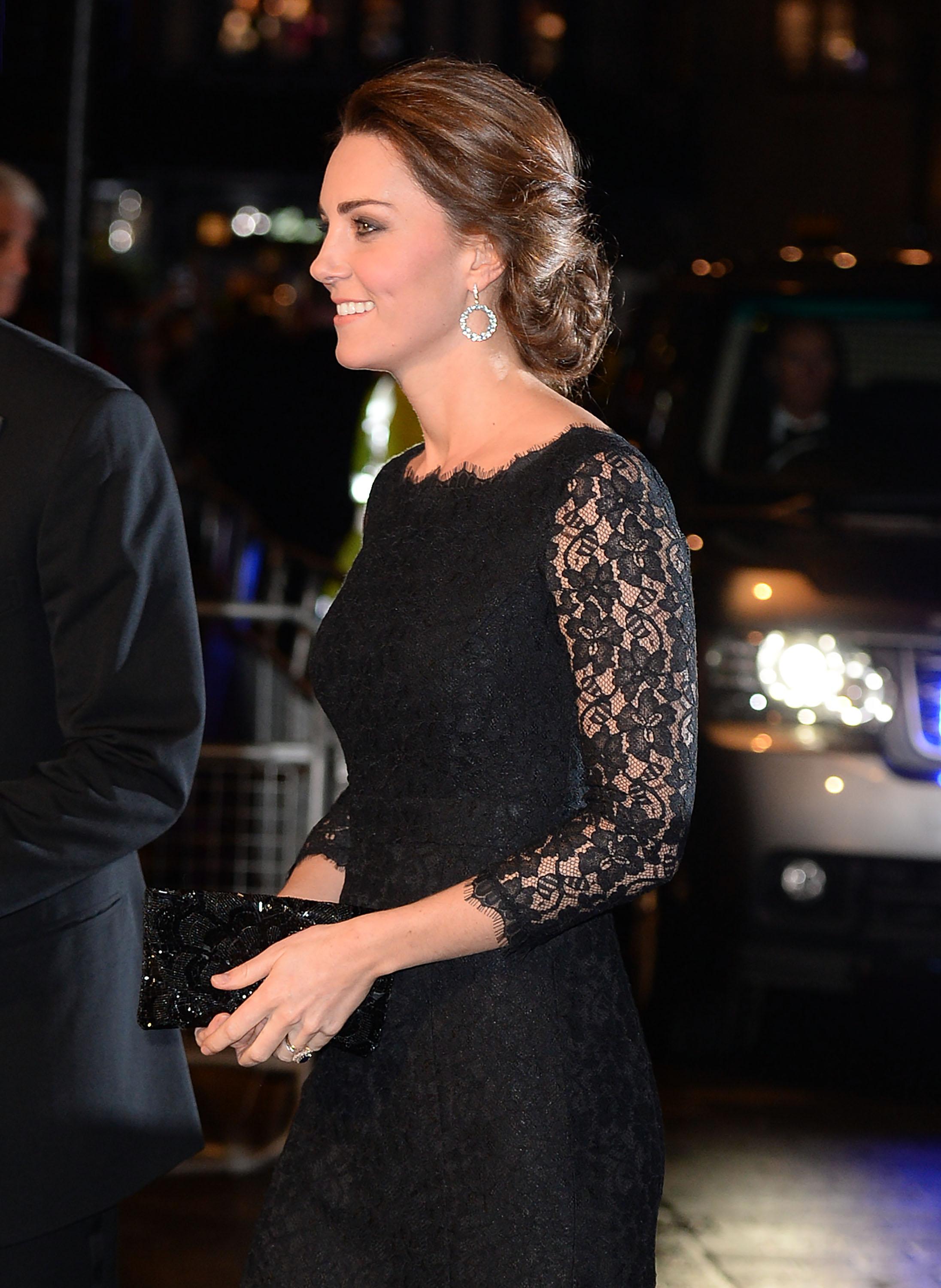 The Duke and Duchess of Cambridge attend the Royal Variety Performance