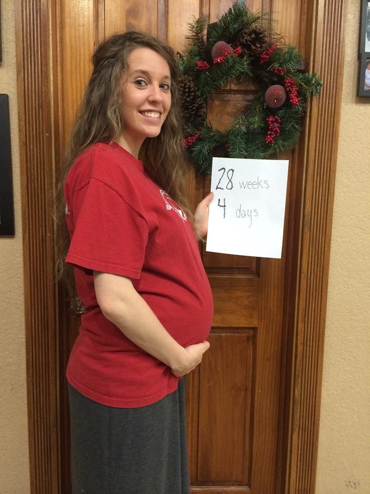 Jill duggar baby bump 28weeks