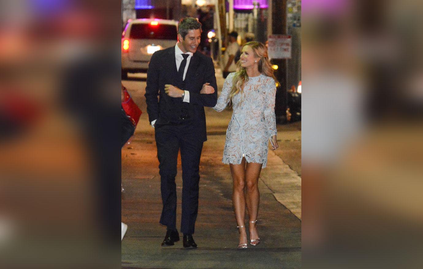 *EXCLUSIVE* Engaged couple Arie Luyendyk Jr.  and Lauren Burnham head to their first interview