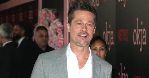 Brad Pitt arrives for the “Okja” premiere in New York City