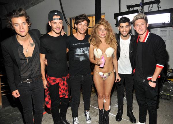 One Direction Lady Gaga