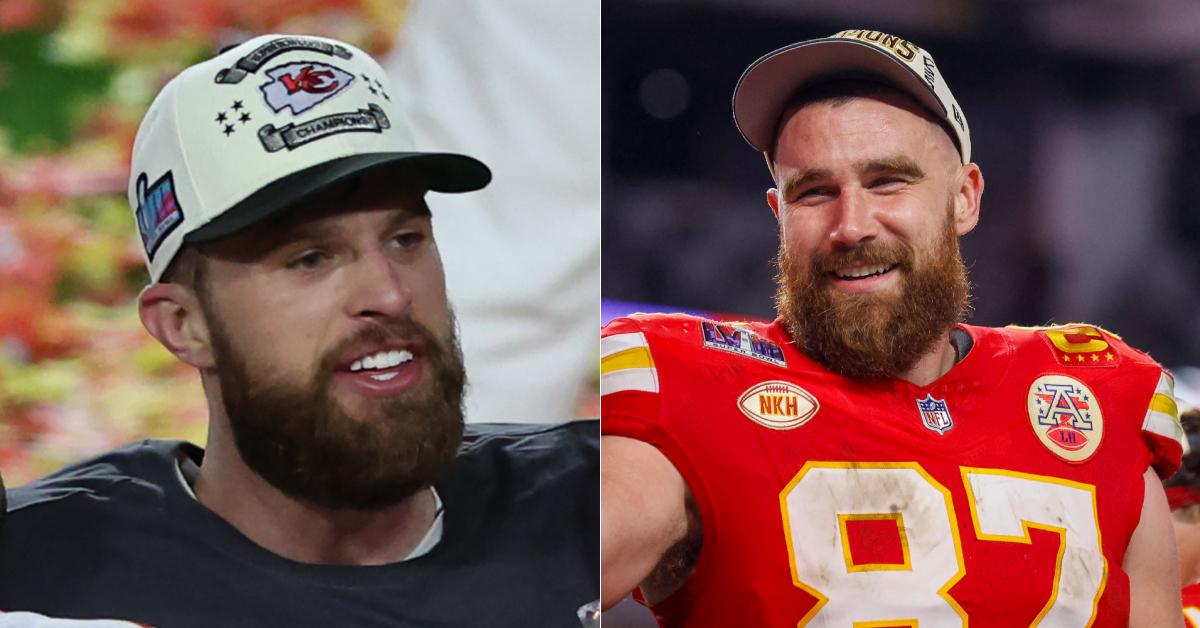 travis kelce harrison butker cherish teammate commencement speech