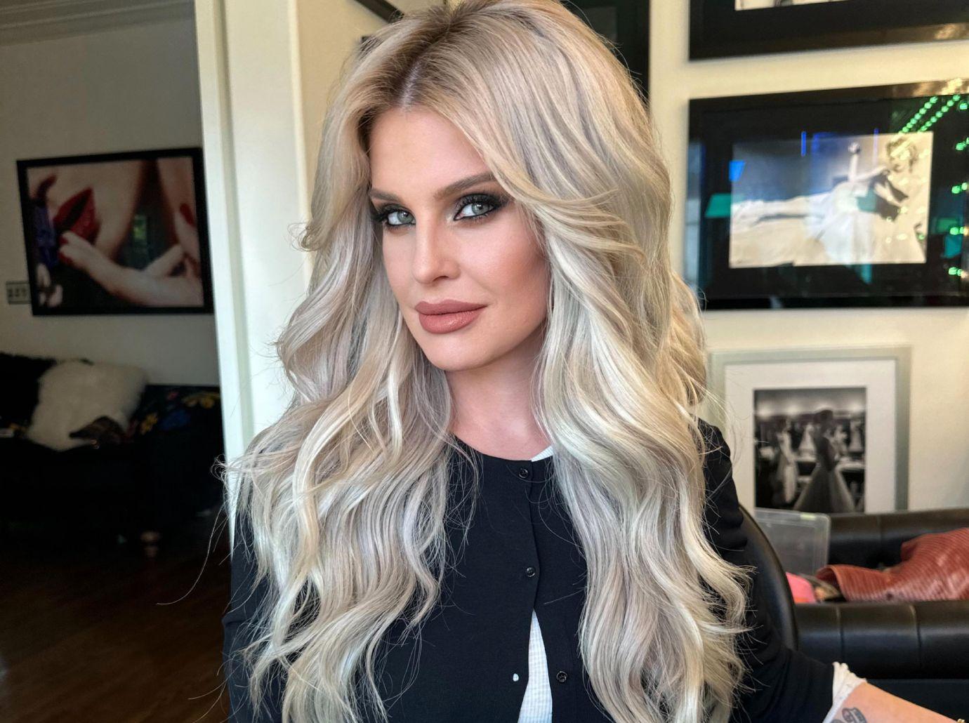 kelly osbourne blonde hairstyle kim zolciak