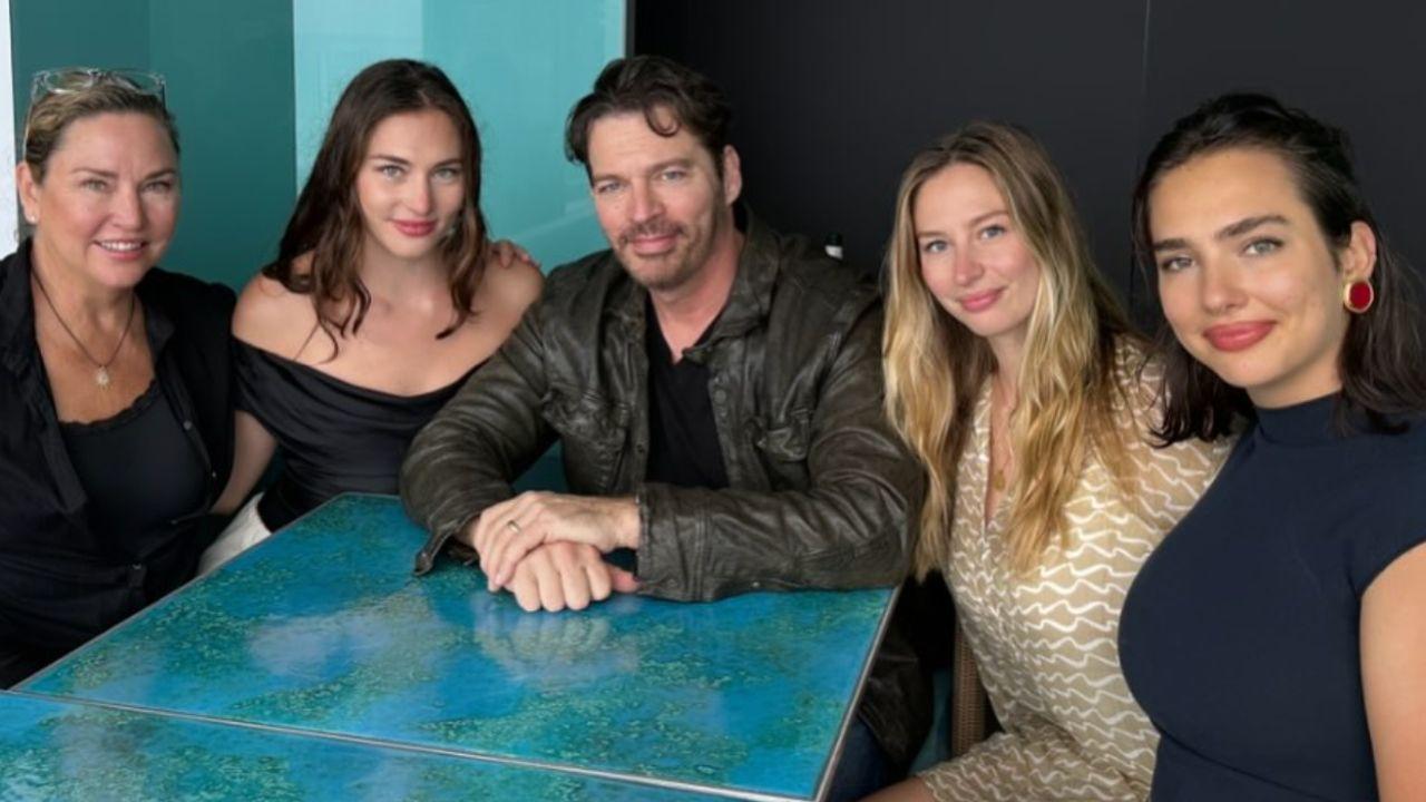 image of Harry reflected on the connection between his mother and his three daughters.
