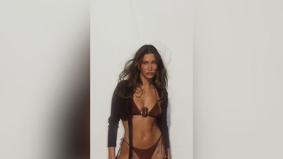 Image of Hailey Bieber dropped a new Rhode summer campaign.