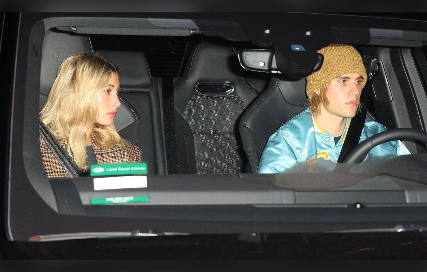 Justin Bieber and Hailey Baldwin arrive to Church in Los Angeles, After announcing their marriage