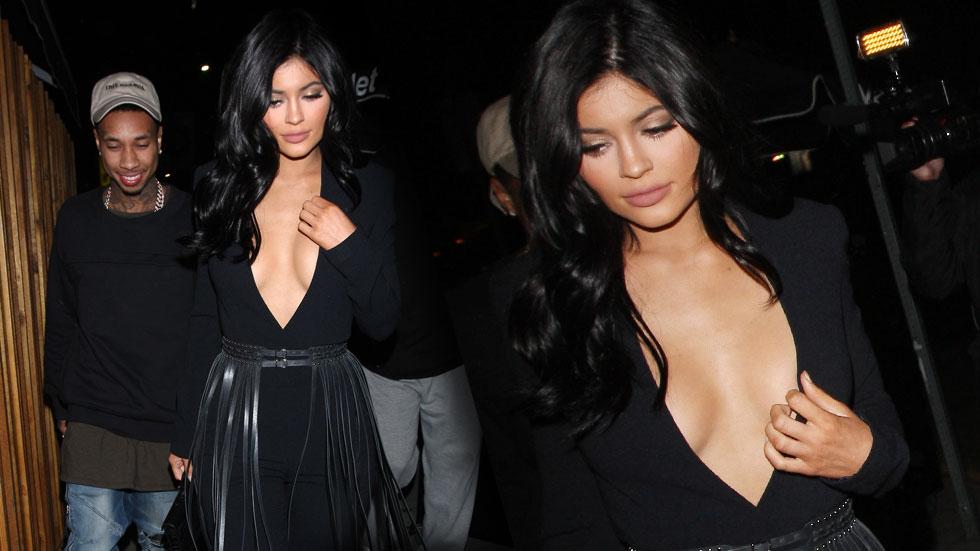 Kylie jenner cleavage date night