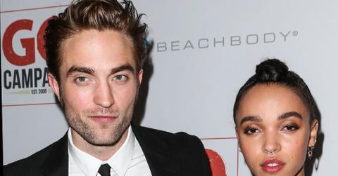 Robert Pattinson and girlfriend FKA twigs arrive at the 8th Annual GO Campaign Gala