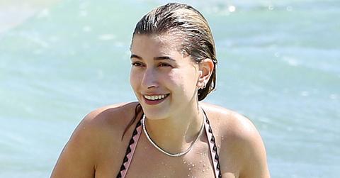 Hailey Baldwin Bikini Body Hawaii Beach Long