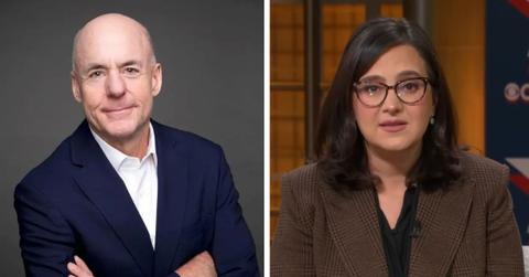 split photo of tom cibrowski and bari weiss