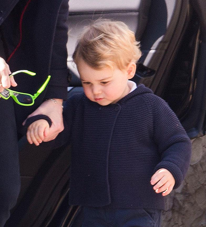 *EXCLUSIVE* His Royal Highness Prince George looks more like his Royal Coolness **USA, Canada ONLY** **MUST CALL FOR PRICING**