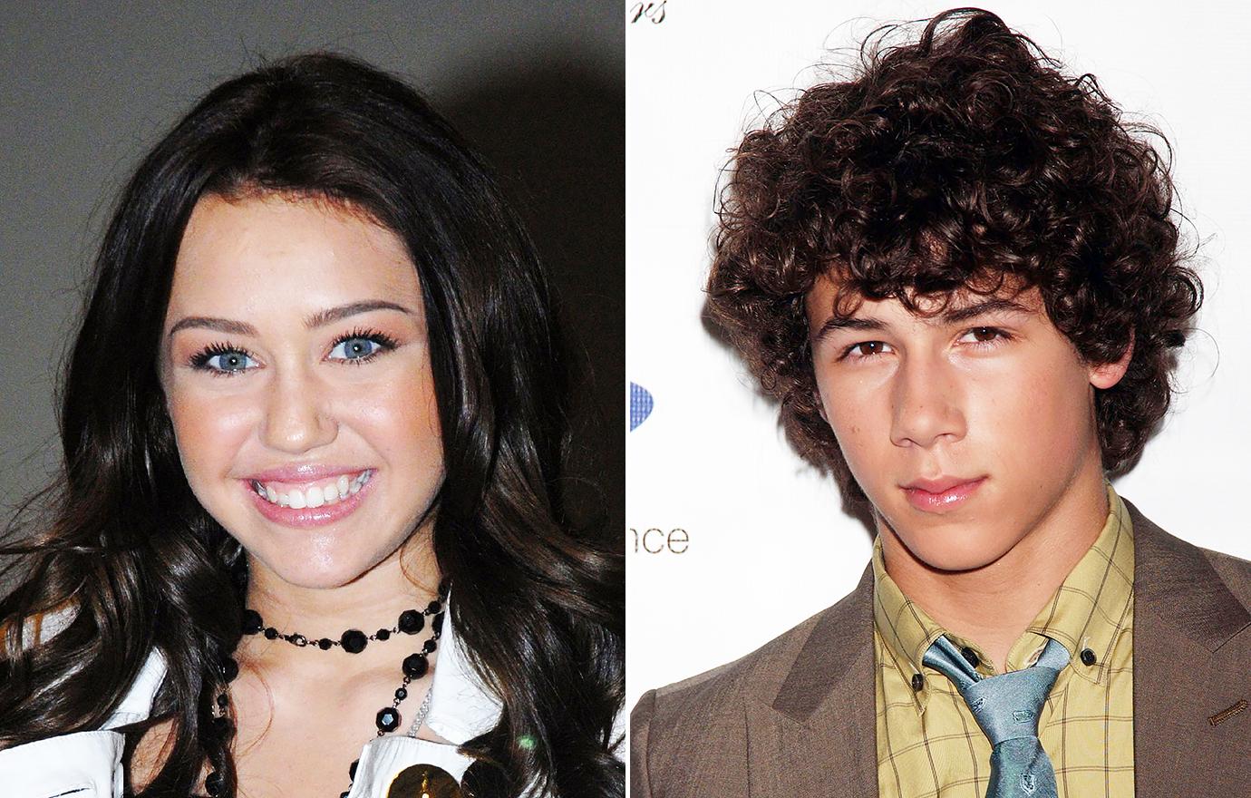 miley cyrus nick jonas a look lack on celebrity teen romances gallery