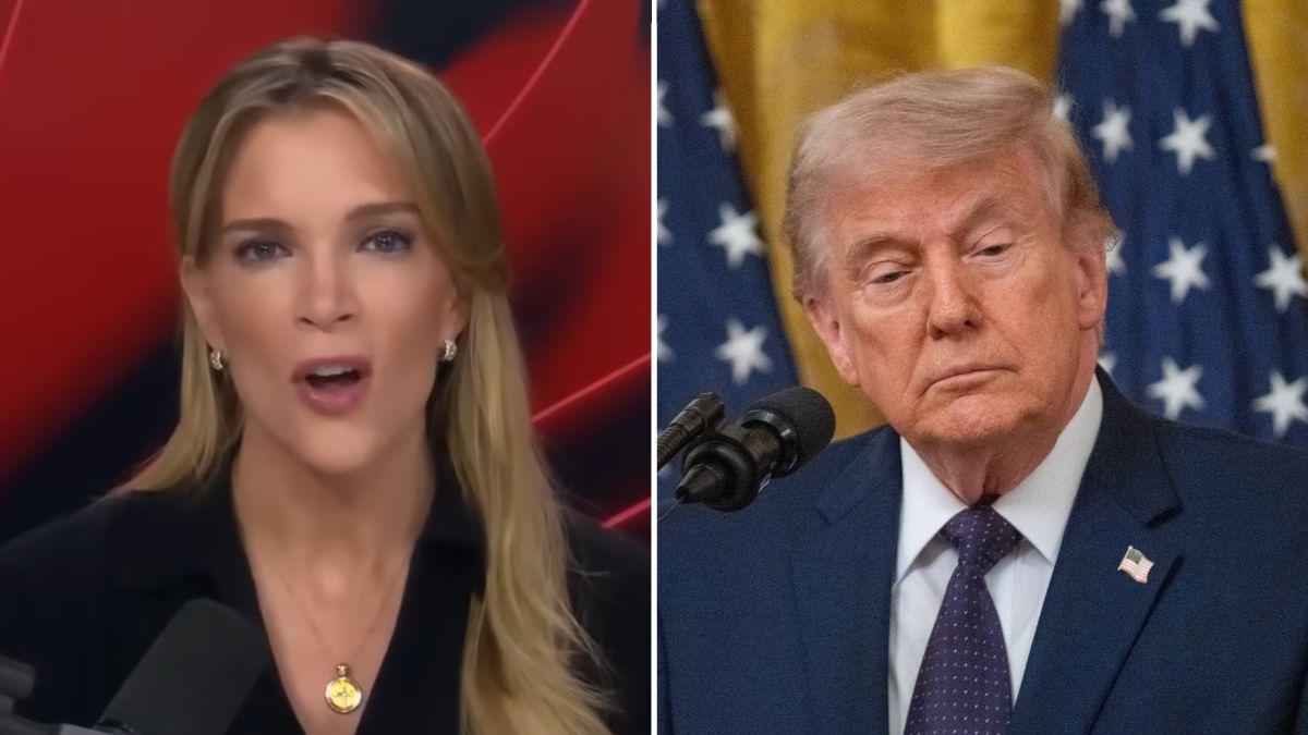 Photo of Megyn Kelly and Donald Trump.
