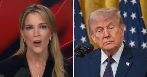Photo of Megyn Kelly and Donald Trump.