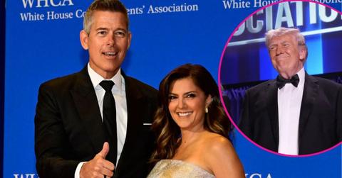 image of Sean duffy and inset of Donald trump