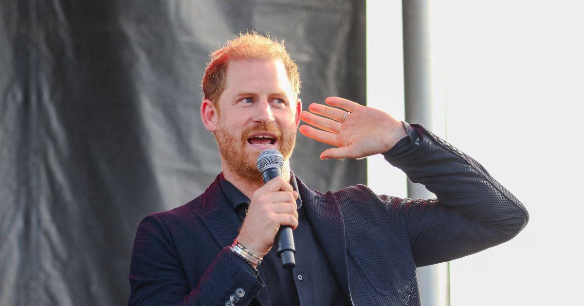 image of Prince Harry reportedly received a spooky Christmas message from his mom, Princess Diana.