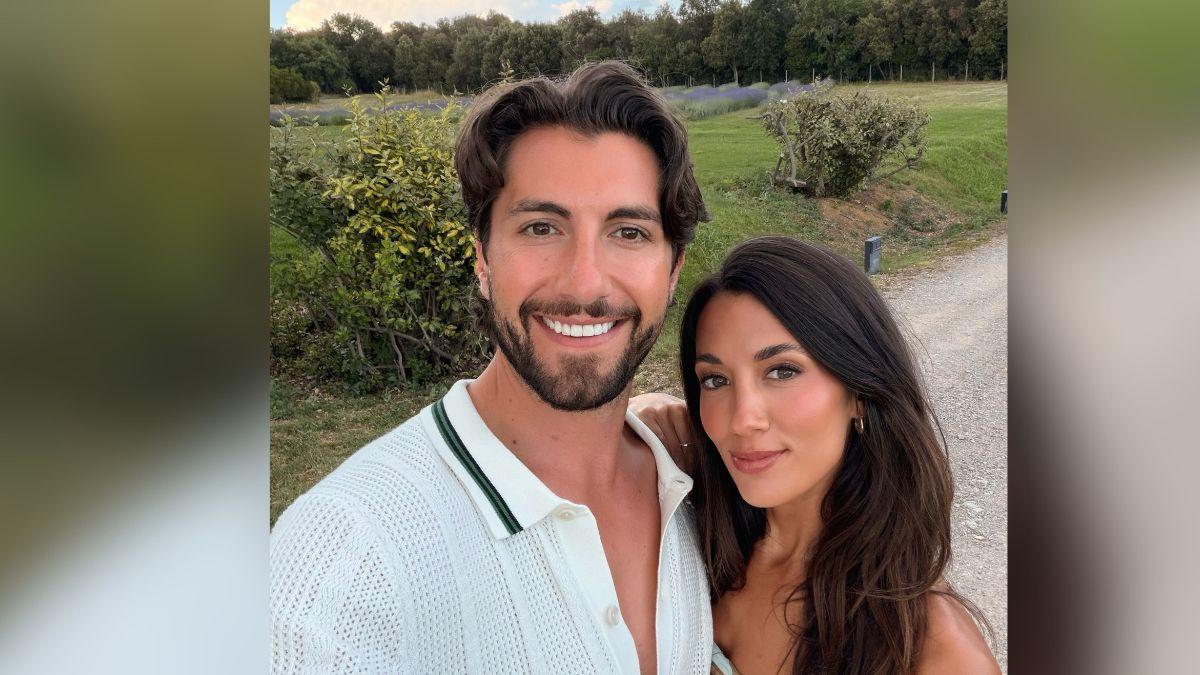 image of The pair got engaged while in Europe. 