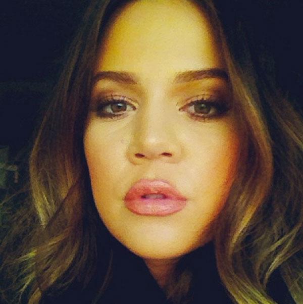 Khloe Kardashian Kissy Face